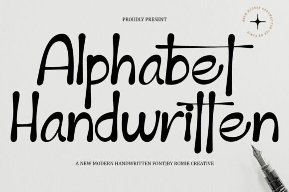 Alphabet Handwritten: A Font That Elevates Branding
