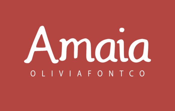 Amaia Font: A Romantic Script for Digital Design