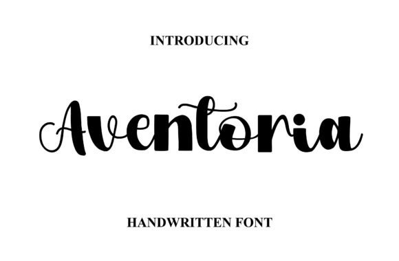 Aventoria: A Font That Breathes Life into Your Handmade Creations