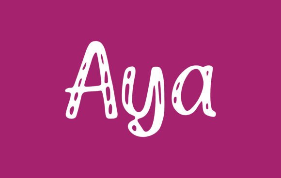 Aya Font: A Script Amp Solution for Web Designers