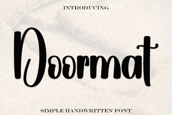 Doormat: A Script Font for Warm, Engaging Campaigns