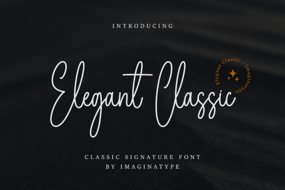 Elegant Classic Signature: A Timeless Script Font for Editorial Design