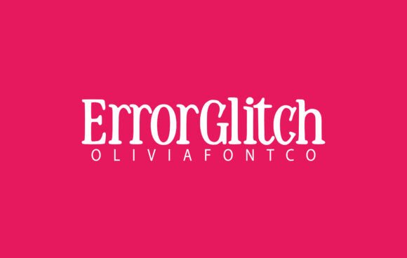Errorglitch Font: A Romantic Handwritten Touch for Your Craft Projects