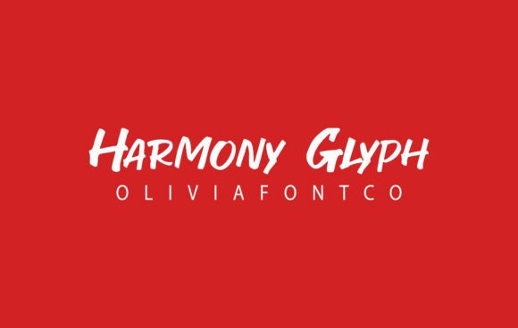Harmony Glyph: A Script Font for Creative Campaigns