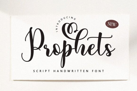 Prophets: A Script Font for Elegant Web Design