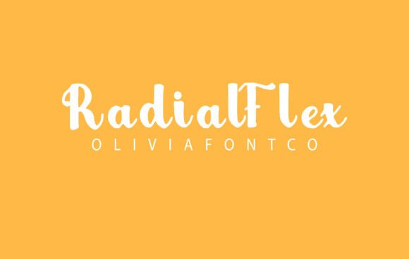 Radialflex: A Script Font for Creative Web Design