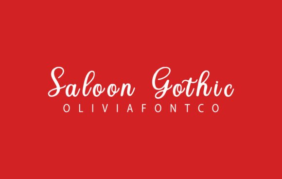 Saloon Gothic: A Timeless Script Font for Editorial Design