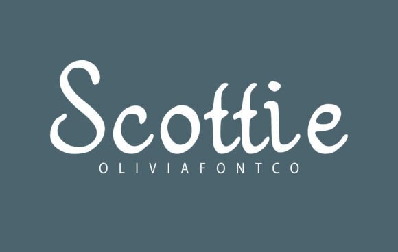 Scottie Font: A Romantic Handwritten Script for Crafters and Designers