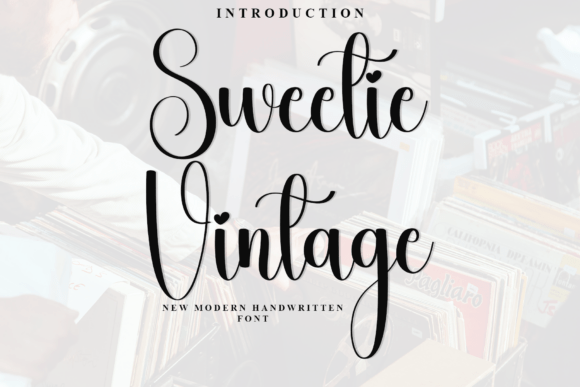 Script Amp Font for Campaigns: Sweetie Vintage in Action
