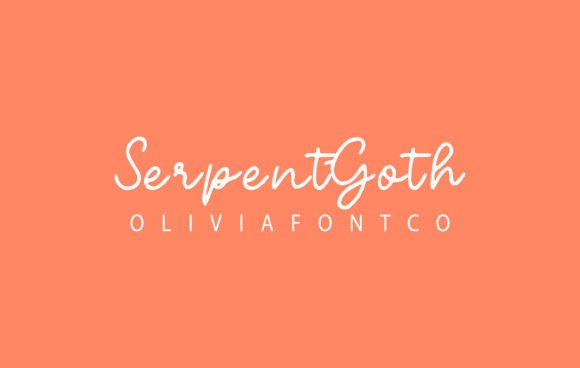 Serpentgoth: A Font for Editorial Elegance