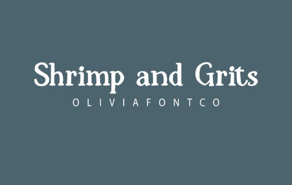 Shrimp and Grits: A Handwritten Font for Creative Crafters