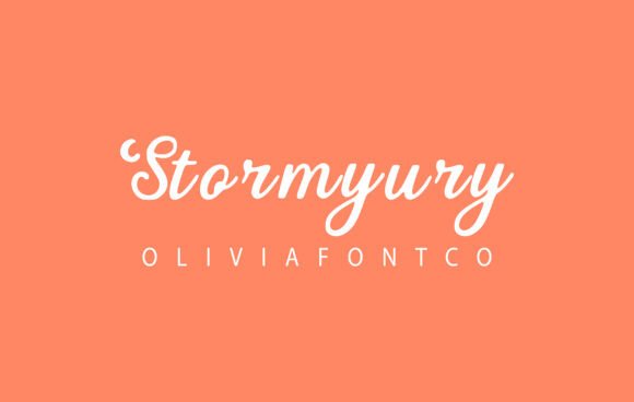 Stormfury: A Romantic Handwritten Font for Creative Branding