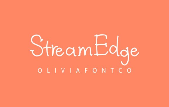 Streamedge: A Script Font for Modern Web Design