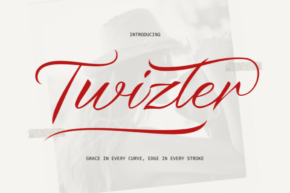 Twizler: A Script Font for Creative Projects