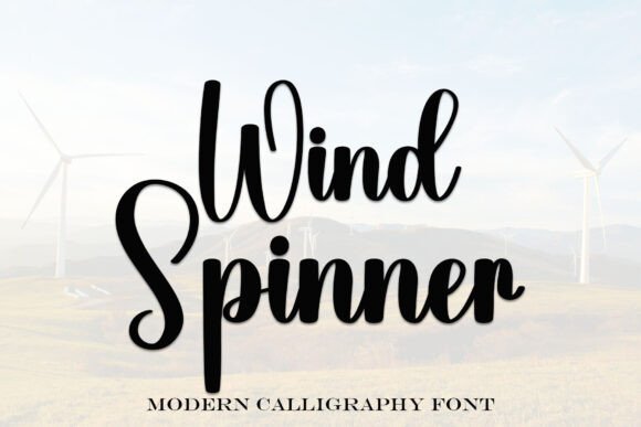 Wind Spinner: A Script Font with Gentle Elegance