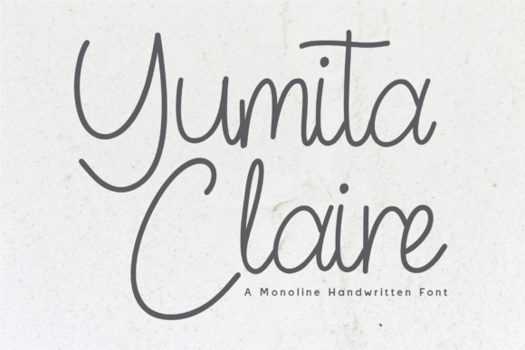 Yumita Claire: A Font for Crafting with Grace and Purpose